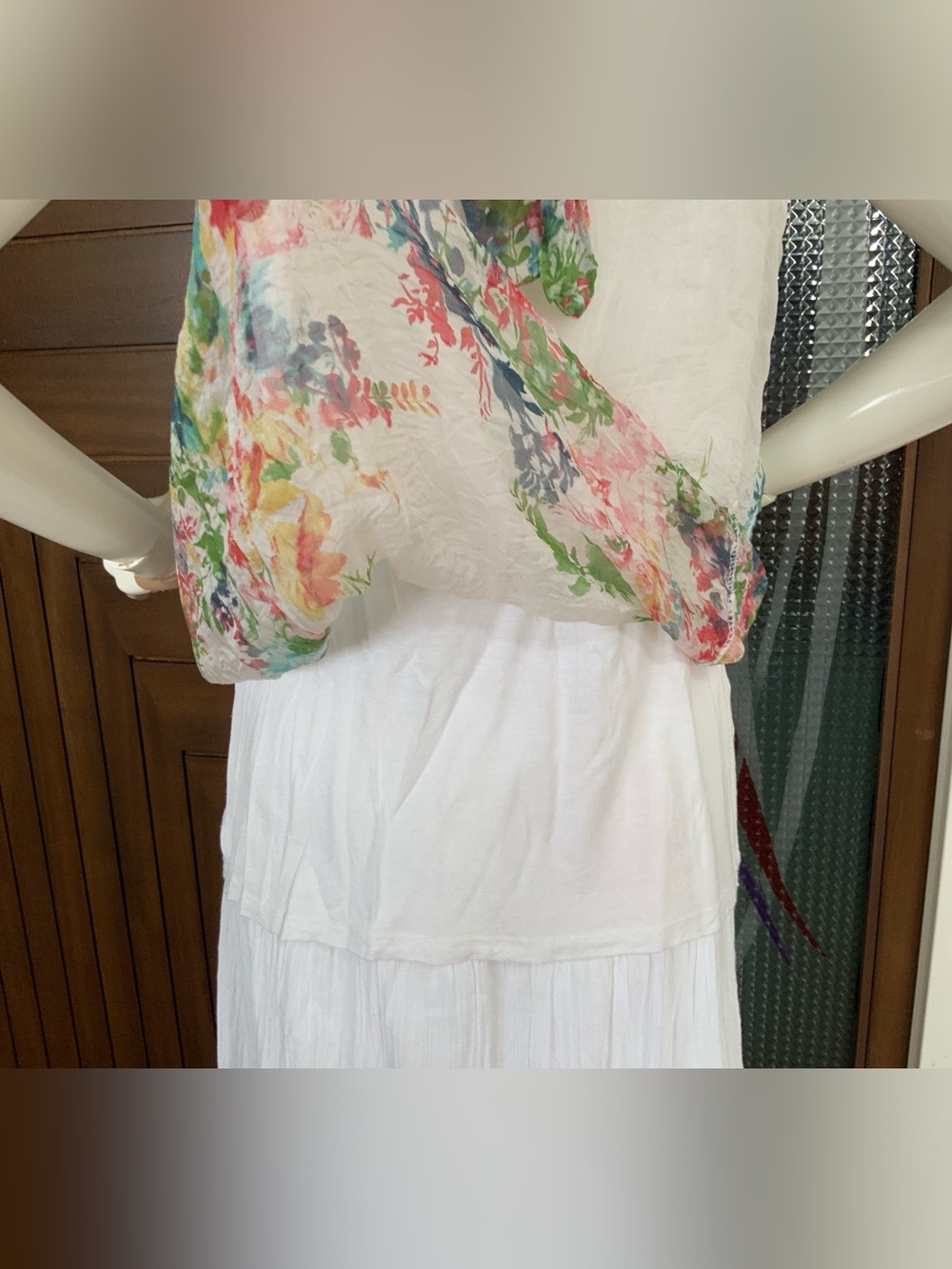 ELENA BALDI Top, 100% Silk, Sz L - Picture 5 of 9